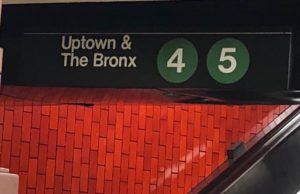 Picture showing Uptown and the Bronx Platform 4 and 5