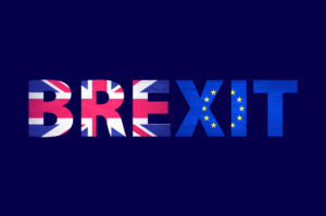 Picture showing the word brexit written in capital letters