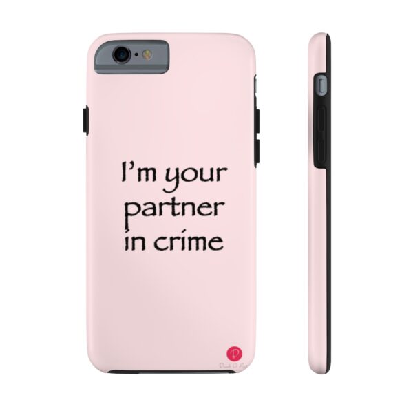 Pink Color Phone Case With Black Wording One