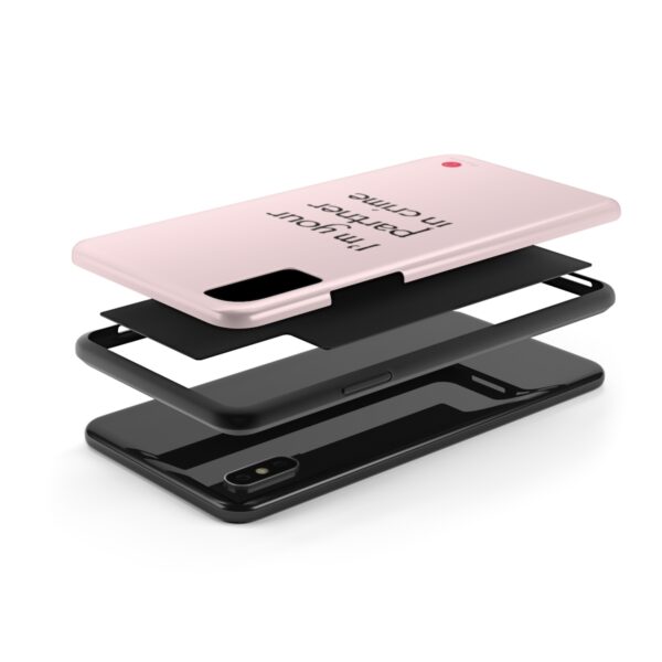 A Three Layer Phone Protection Case in Pink Copy