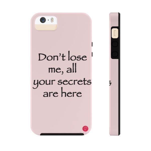 Pink Matte Phone Case Back and Side for Touch Phone