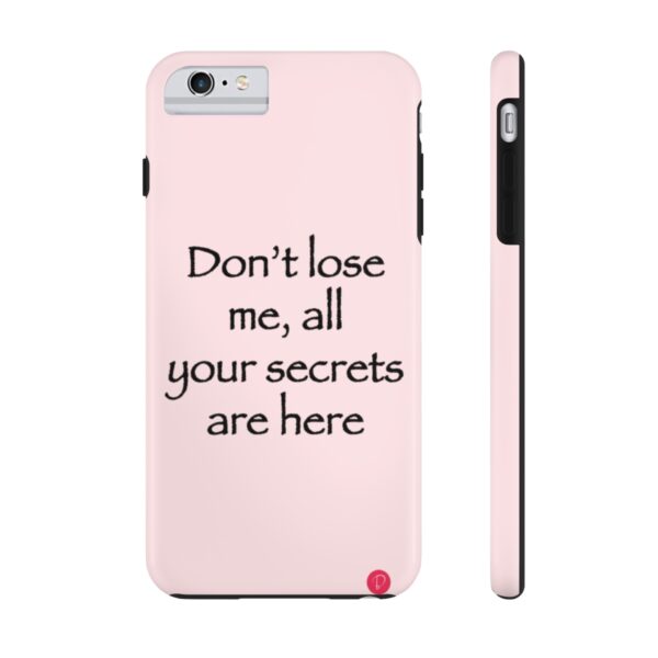 Pink Color Phone Case Back and Side View