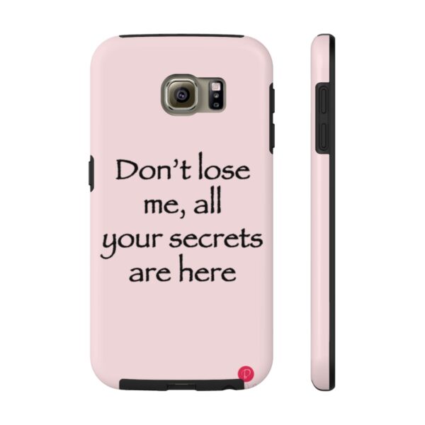 Your Partner in Crime Phone Case in Pink Color