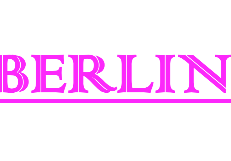 Image showing the word Berlin written in capital letters