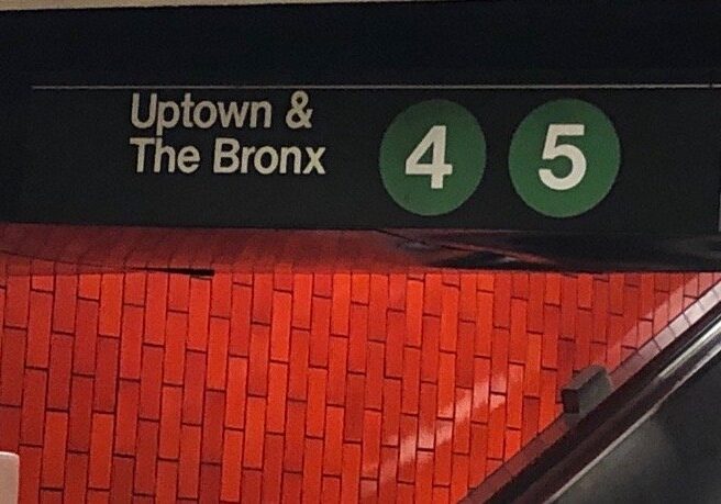 Picture showing Uptown and the Bronx Platform 4 and 5